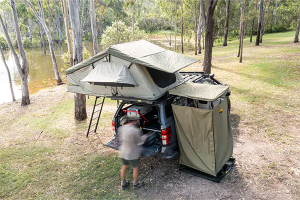 shower room, camping luxuries