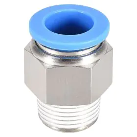 TJM MALE 1/4" BSPT - 12MM OD PUSH-IN FITTING