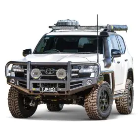 TJM OUTBACK BULL BAR BLACK STEEL