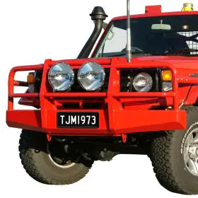 TJM OUTBACK BULL BAR STEEL BLACK