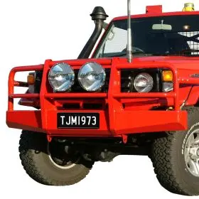 TJM OUTBACK BULL BAR STEEL BLACK