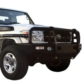 TJM OUTBACK BULL BAR STEEL BLACK