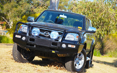 TJM OUTBACK BULL BAR BLACK STEEL