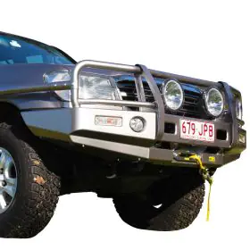 TJM OUTBACK BULL BAR BLACK STEEL