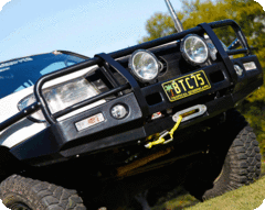 TJM OUTBACK BULL BAR BLACK STEEL