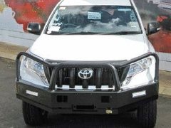 TJM TRADESMAN BULL BAR BLACK STEEL