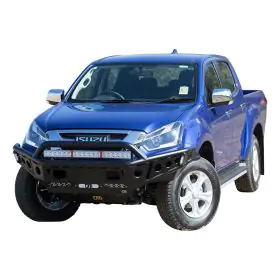 TJM CHASER BULL BAR BLACK STEEL