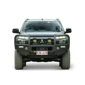 TJM OUTBACK BULL BAR BLACK STEEL