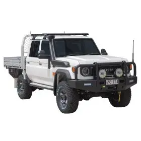 TJM TRADESMAN BULL BAR BLACK STEEL