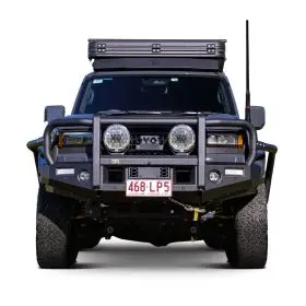 TJM OUTBACK BULL BAR BLACK STEEL
