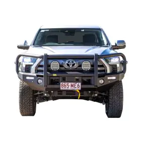 TJM OUTBACK BULL BAR BLACK STEEL