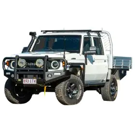 TJM OUTBACK BULL BAR BLACK STEEL