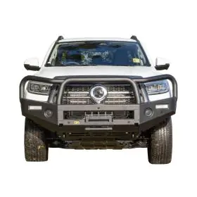 TJM TRADESMAN BULL BAR BLACK STEEL