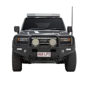 TJM TRADESMAN BULL BAR BLACK STEEL