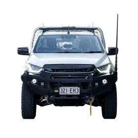 TJM VENTURER BULL BAR BLACK STEEL