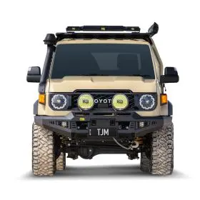 TJM VENTURER BULL BAR BLACK STEEL
