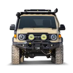 TJM VENTURER BULL BAR BLACK STEEL