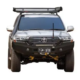 TJM VENTURER BULL BAR BLACK STEEL