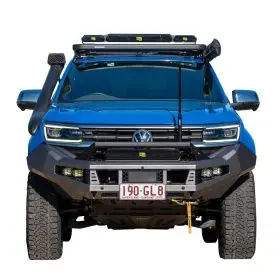 TJM VENTURER BULL BAR BLACK STEEL