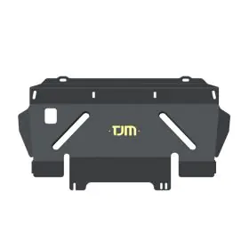 TJM UNDERBODY GUARD FRONT STEEL BLACK