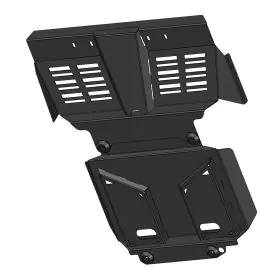 TJM UNDERBODY GUARD FRONT & SUMP STEEL BLACK