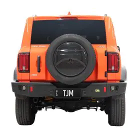 TJM REAR PROTECTION BUMPER BLACK ALUMINIUM