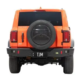 TJM REAR PROTECTION BUMPER BLACK ALUMINIUM