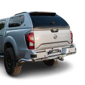 TJM REAR PROTECTION STEP TOWBAR BLACK STEEL 63MM TUBE