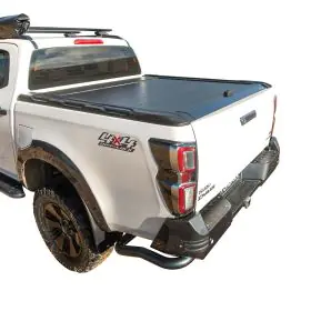 TJM REAR PROTECTION STEP TOWBAR BLACK STEEL 63MM TUBE