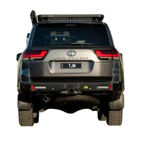 TJM REAR PROTECTION BAR BLACK STEEL