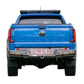 TJM REAR PROTECTION STEP TOWBAR BLACK STEEL