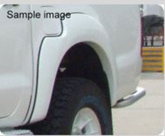 FLARE FRONT STANDARD FIBREGLASS WHITE PAIR