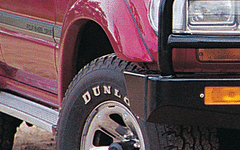 FLARE FRONT DELUXE FIBREGLASS BLACK SET 4