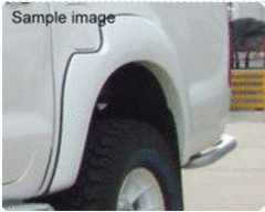 FLARE FRONT DELUXE FIBREGLASS BLACK PAIR