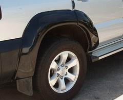 FLARE REAR DELUXE FIBREGLASS BLACK PAIR SUIT GXL