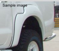 FLARE FRONT DELUXE FIBREGLASS WHITE PAIR