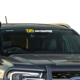 TJM WINDSCREEN STICKER 480 x 91mm
