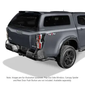 AEROKLAS STYLISH CANOPY L/L D/C GRANITE GREY MICA 588