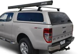 AEROKLAS STYLISH CANOPY L/L EXTRA CAB HIGHLIGHT SILVER 18G