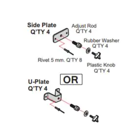 INSTALLATION KIT U-BOX TRINITY (J-TRUCK) WITH LINER,