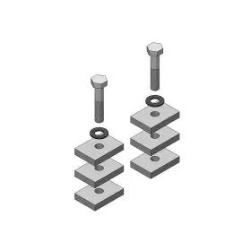 XGS TAIL SHAFT SPACER KIT REAR