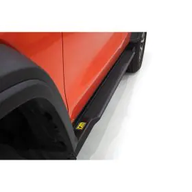 TJM SIDE STEPS Aluminium Tex BLACK