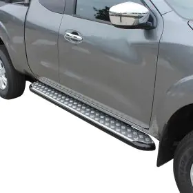 TJM SIDE STEPS MODULAR STEEL SAT BLACK 63MM