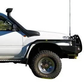 TJM SIDE BAR MODULAR STEEL SAT BLACK 50MM