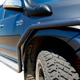 TJM SIDE BAR MODULAR STEEL SAT BLACK 50MM