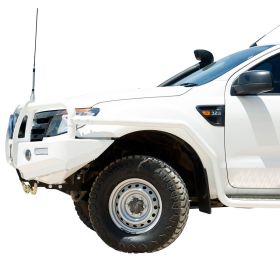 TJM SIDE BAR MODULAR STEEL SAT BLACK 63MM