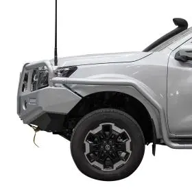 TJM SIDE BAR MODULAR STEEL SAT BLACK 63MM