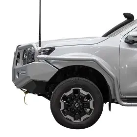 TJM SIDE BAR MODULAR STEEL SAT BLACK 63MM
