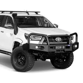 BOCAR STOCKADE BULL BAR BLACK STEEL
