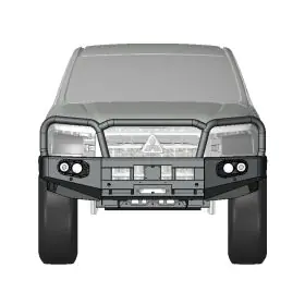 BOCAR STOCKADE BULL BAR BLACK STEEL